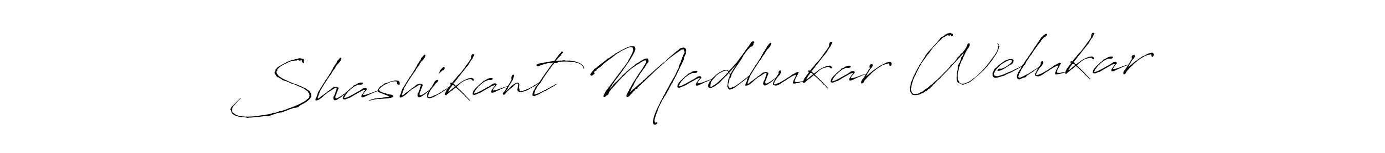 if you are searching for the best signature style for your name Shashikant Madhukar Welukar. so please give up your signature search. here we have designed multiple signature styles  using Antro_Vectra. Shashikant Madhukar Welukar signature style 6 images and pictures png
