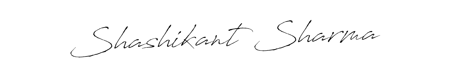 Use a signature maker to create a handwritten signature online. With this signature software, you can design (Antro_Vectra) your own signature for name Shashikant Sharma. Shashikant Sharma signature style 6 images and pictures png