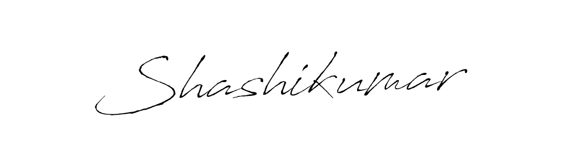 Make a beautiful signature design for name Shashikumar. With this signature (Antro_Vectra) style, you can create a handwritten signature for free. Shashikumar signature style 6 images and pictures png
