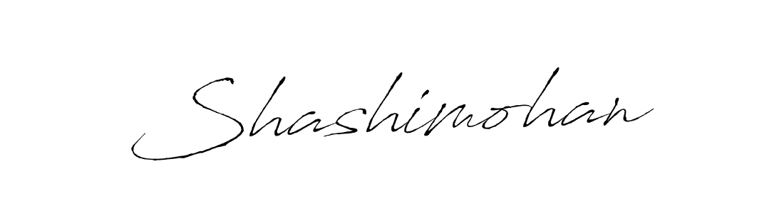 How to make Shashimohan signature? Antro_Vectra is a professional autograph style. Create handwritten signature for Shashimohan name. Shashimohan signature style 6 images and pictures png