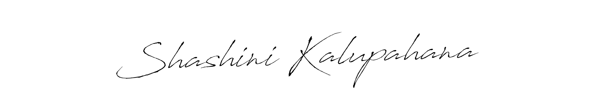 You should practise on your own different ways (Antro_Vectra) to write your name (Shashini Kalupahana) in signature. don't let someone else do it for you. Shashini Kalupahana signature style 6 images and pictures png