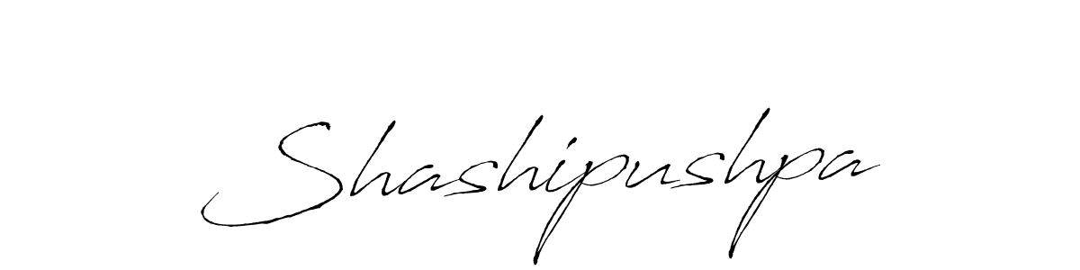 Antro_Vectra is a professional signature style that is perfect for those who want to add a touch of class to their signature. It is also a great choice for those who want to make their signature more unique. Get Shashipushpa name to fancy signature for free. Shashipushpa signature style 6 images and pictures png