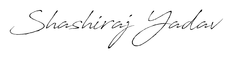 Master the art of signing with Shashiraj Yadav written in fluent Antro_Vectra script. A great template to practice and refine your handwriting. Shashiraj Yadav signature style 6 images and pictures png