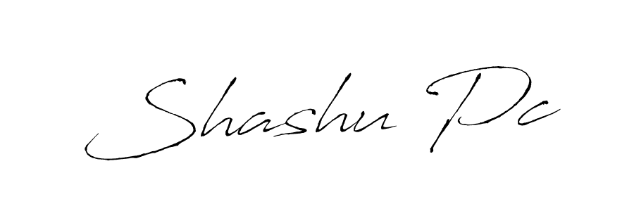 The best way (Antro_Vectra) to make a short signature is to pick only two or three words in your name. The name Shashu Pc include a total of six letters. For converting this name. Shashu Pc signature style 6 images and pictures png