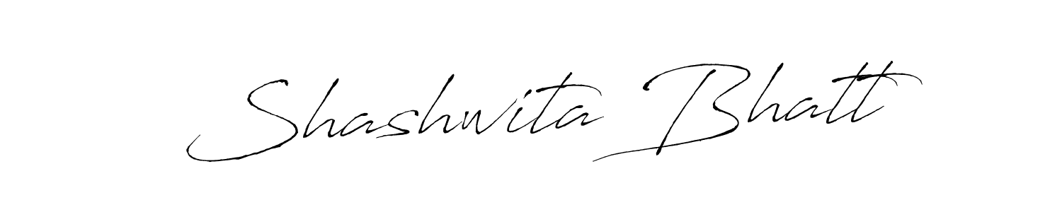 How to make Shashwita Bhatt signature? Antro_Vectra is a professional autograph style. Create handwritten signature for Shashwita Bhatt name. Shashwita Bhatt signature style 6 images and pictures png