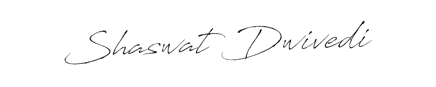 Create a beautiful signature design for name Shaswat Dwivedi. With this signature (Antro_Vectra) fonts, you can make a handwritten signature for free. Shaswat Dwivedi signature style 6 images and pictures png