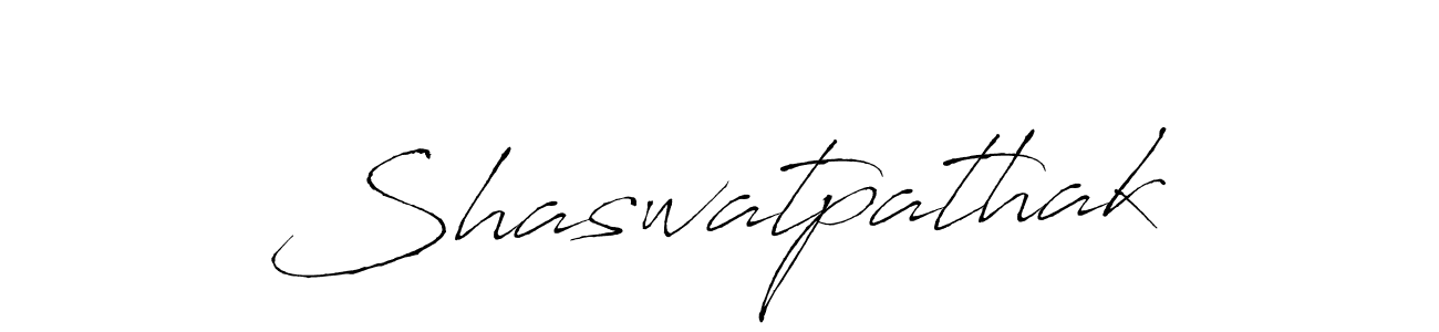 Make a beautiful signature design for name Shaswatpathak. With this signature (Antro_Vectra) style, you can create a handwritten signature for free. Shaswatpathak signature style 6 images and pictures png