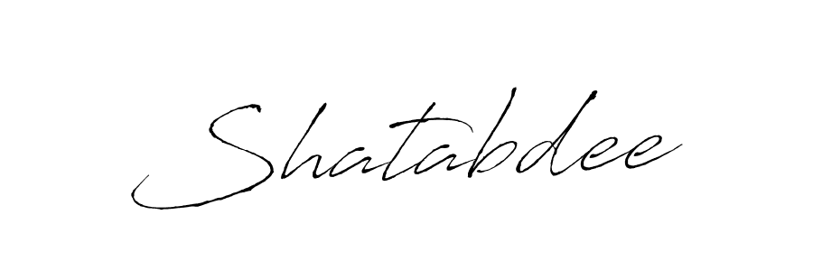 How to make Shatabdee signature? Antro_Vectra is a professional autograph style. Create handwritten signature for Shatabdee name. Shatabdee signature style 6 images and pictures png