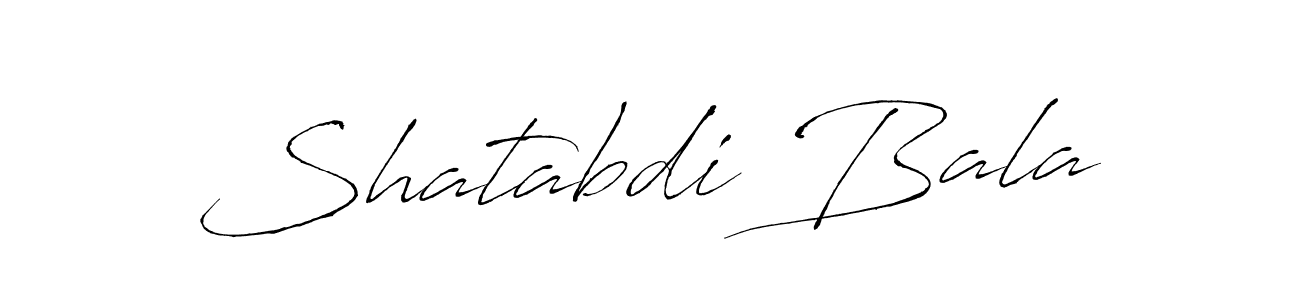 Make a beautiful signature design for name Shatabdi Bala. With this signature (Antro_Vectra) style, you can create a handwritten signature for free. Shatabdi Bala signature style 6 images and pictures png
