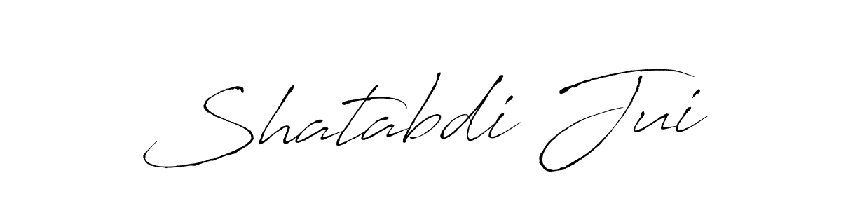 Similarly Antro_Vectra is the best handwritten signature design. Signature creator online .You can use it as an online autograph creator for name Shatabdi Jui. Shatabdi Jui signature style 6 images and pictures png