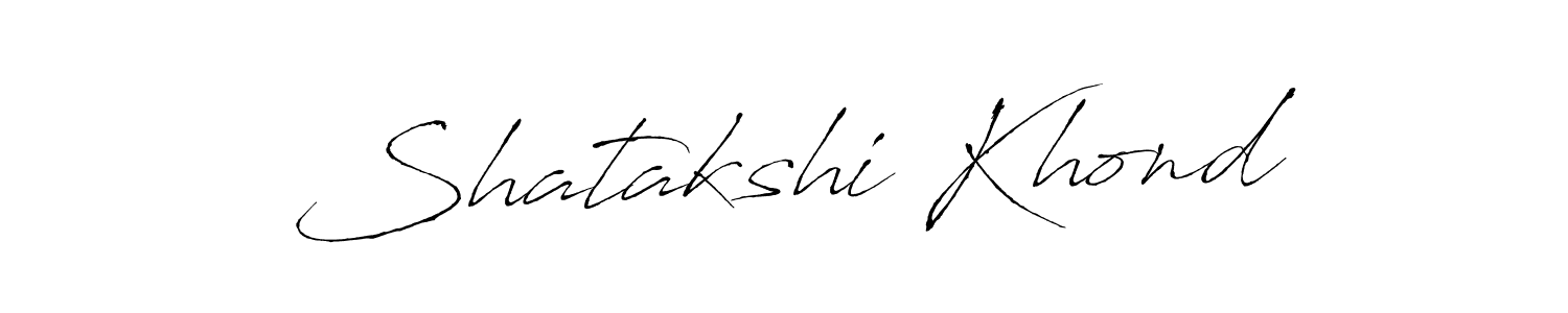 Use a signature maker to create a handwritten signature online. With this signature software, you can design (Antro_Vectra) your own signature for name Shatakshi Khond. Shatakshi Khond signature style 6 images and pictures png