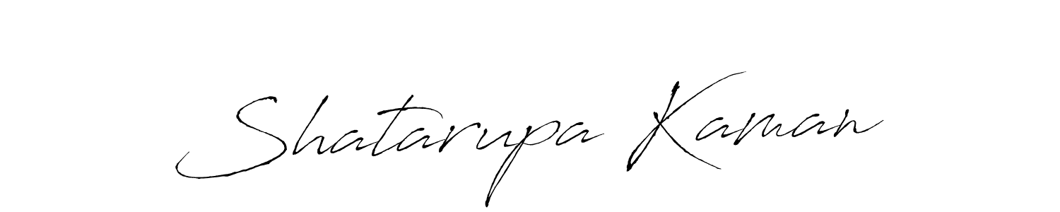 Create a beautiful signature design for name Shatarupa Kaman. With this signature (Antro_Vectra) fonts, you can make a handwritten signature for free. Shatarupa Kaman signature style 6 images and pictures png