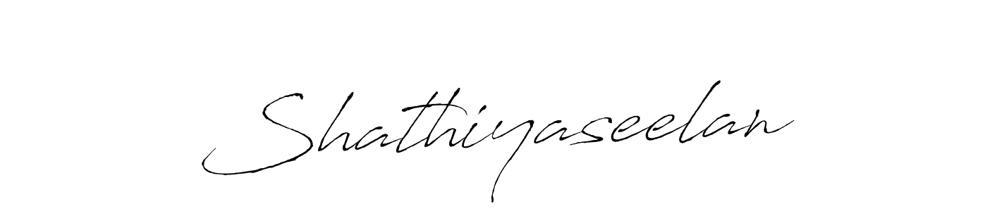 Create a beautiful signature design for name Shathiyaseelan. With this signature (Antro_Vectra) fonts, you can make a handwritten signature for free. Shathiyaseelan signature style 6 images and pictures png