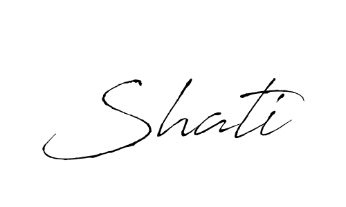 Create a beautiful signature design for name Shati. With this signature (Antro_Vectra) fonts, you can make a handwritten signature for free. Shati signature style 6 images and pictures png