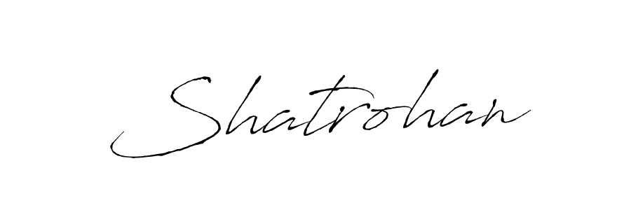 You should practise on your own different ways (Antro_Vectra) to write your name (Shatrohan) in signature. don't let someone else do it for you. Shatrohan signature style 6 images and pictures png