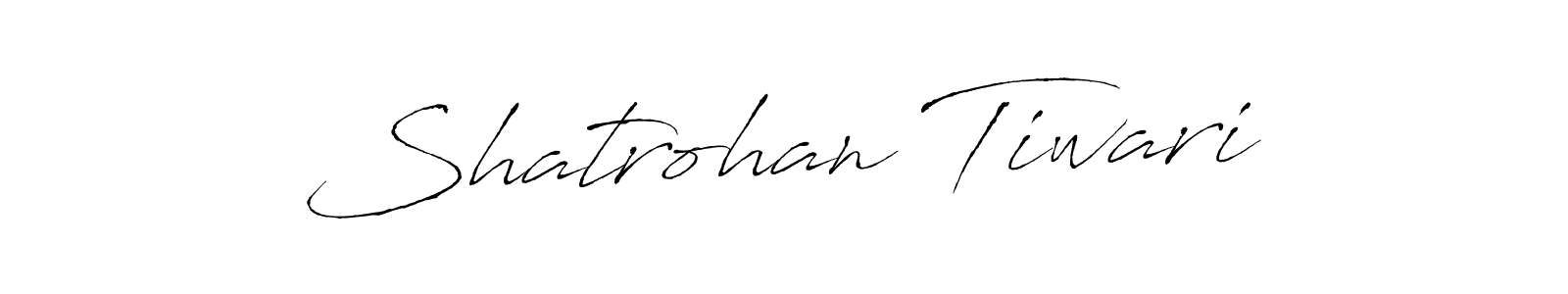 Shatrohan Tiwari stylish signature style. Best Handwritten Sign (Antro_Vectra) for my name. Handwritten Signature Collection Ideas for my name Shatrohan Tiwari. Shatrohan Tiwari signature style 6 images and pictures png