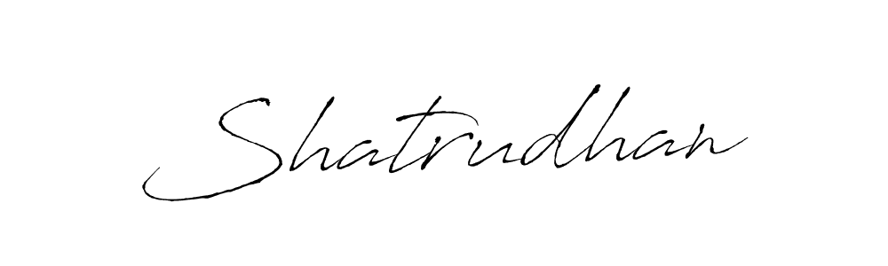 How to make Shatrudhan name signature. Use Antro_Vectra style for creating short signs online. This is the latest handwritten sign. Shatrudhan signature style 6 images and pictures png