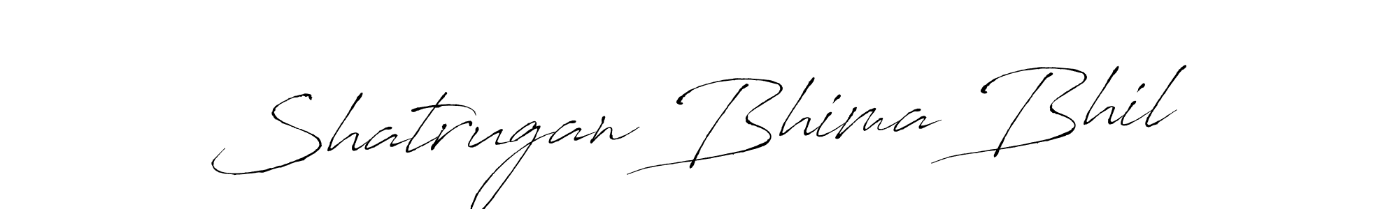 This is the best signature style for the Shatrugan Bhima Bhil name. Also you like these signature font (Antro_Vectra). Mix name signature. Shatrugan Bhima Bhil signature style 6 images and pictures png