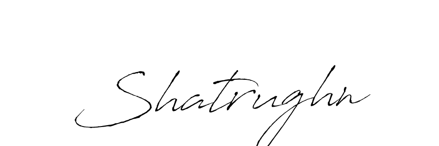Use a signature maker to create a handwritten signature online. With this signature software, you can design (Antro_Vectra) your own signature for name Shatrughn. Shatrughn signature style 6 images and pictures png