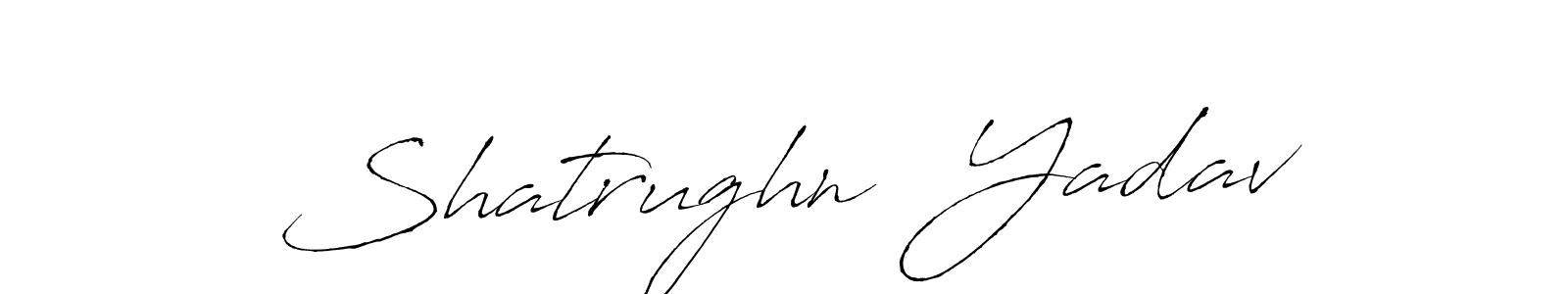 Make a short Shatrughn  Yadav signature style. Manage your documents anywhere anytime using Antro_Vectra. Create and add eSignatures, submit forms, share and send files easily. Shatrughn  Yadav signature style 6 images and pictures png