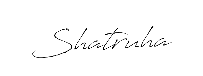Make a beautiful signature design for name Shatruha. With this signature (Antro_Vectra) style, you can create a handwritten signature for free. Shatruha signature style 6 images and pictures png