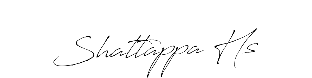 Shattappa Hs stylish signature style. Best Handwritten Sign (Antro_Vectra) for my name. Handwritten Signature Collection Ideas for my name Shattappa Hs. Shattappa Hs signature style 6 images and pictures png