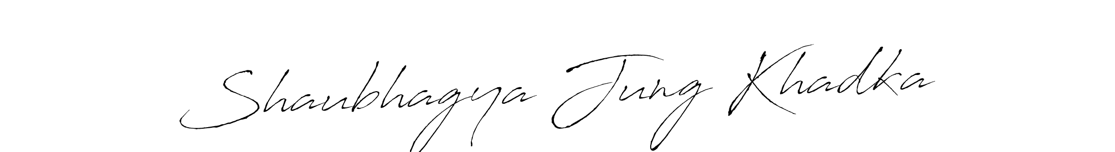 Shaubhagya Jung Khadka stylish signature style. Best Handwritten Sign (Antro_Vectra) for my name. Handwritten Signature Collection Ideas for my name Shaubhagya Jung Khadka. Shaubhagya Jung Khadka signature style 6 images and pictures png