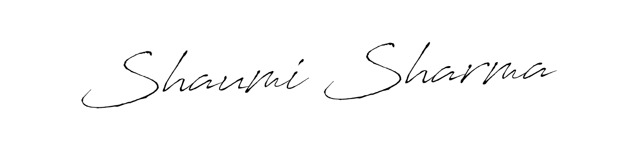 Use a signature maker to create a handwritten signature online. With this signature software, you can design (Antro_Vectra) your own signature for name Shaumi Sharma. Shaumi Sharma signature style 6 images and pictures png