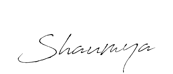 Shaumya stylish signature style. Best Handwritten Sign (Antro_Vectra) for my name. Handwritten Signature Collection Ideas for my name Shaumya. Shaumya signature style 6 images and pictures png