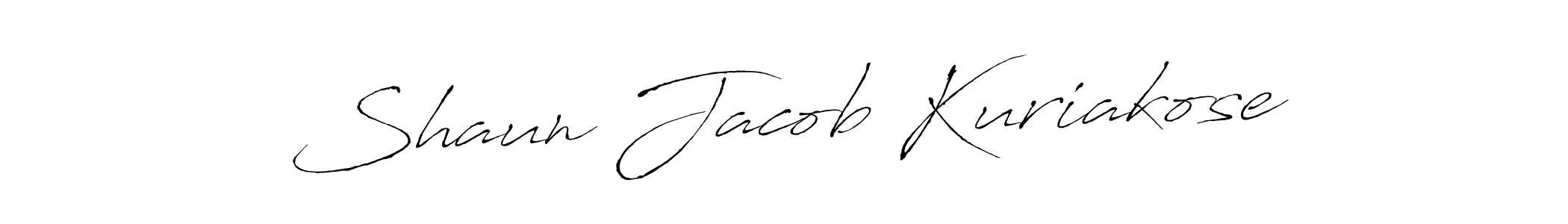Design your own signature with our free online signature maker. With this signature software, you can create a handwritten (Antro_Vectra) signature for name Shaun Jacob Kuriakose. Shaun Jacob Kuriakose signature style 6 images and pictures png
