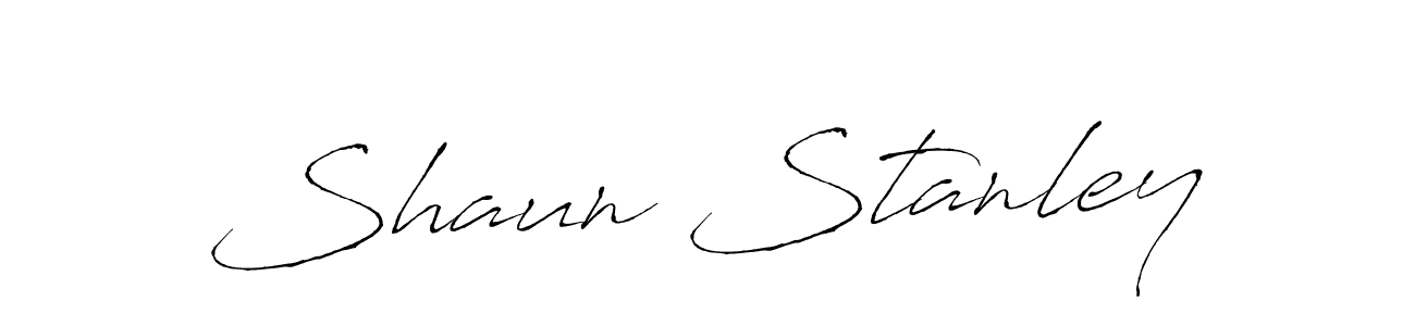 Create a beautiful signature design for name Shaun Stanley. With this signature (Antro_Vectra) fonts, you can make a handwritten signature for free. Shaun Stanley signature style 6 images and pictures png