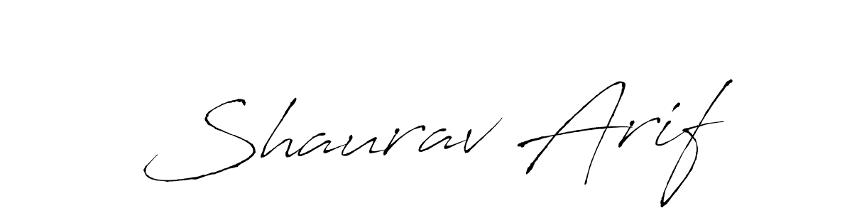 Make a beautiful signature design for name Shaurav Arif. Use this online signature maker to create a handwritten signature for free. Shaurav Arif signature style 6 images and pictures png