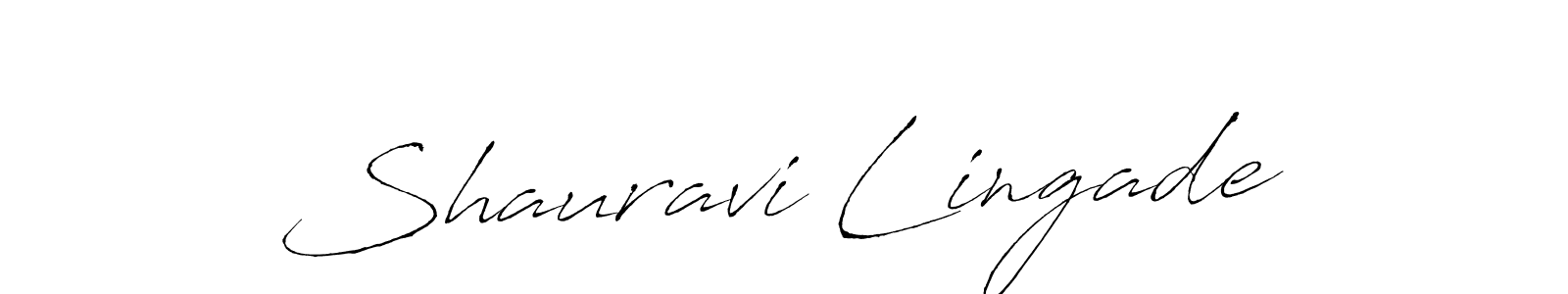 Design your own signature with our free online signature maker. With this signature software, you can create a handwritten (Antro_Vectra) signature for name Shauravi Lingade. Shauravi Lingade signature style 6 images and pictures png