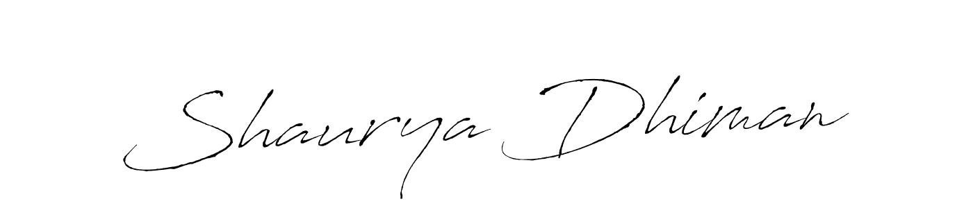 The best way (Antro_Vectra) to make a short signature is to pick only two or three words in your name. The name Shaurya Dhiman include a total of six letters. For converting this name. Shaurya Dhiman signature style 6 images and pictures png