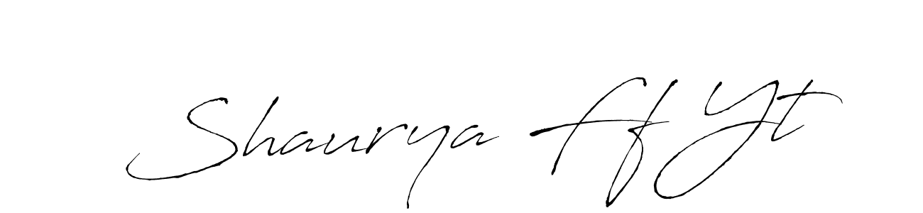 Once you've used our free online signature maker to create your best signature Antro_Vectra style, it's time to enjoy all of the benefits that Shaurya Ff Yt name signing documents. Shaurya Ff Yt signature style 6 images and pictures png