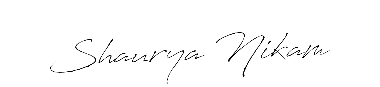 Similarly Antro_Vectra is the best handwritten signature design. Signature creator online .You can use it as an online autograph creator for name Shaurya Nikam. Shaurya Nikam signature style 6 images and pictures png