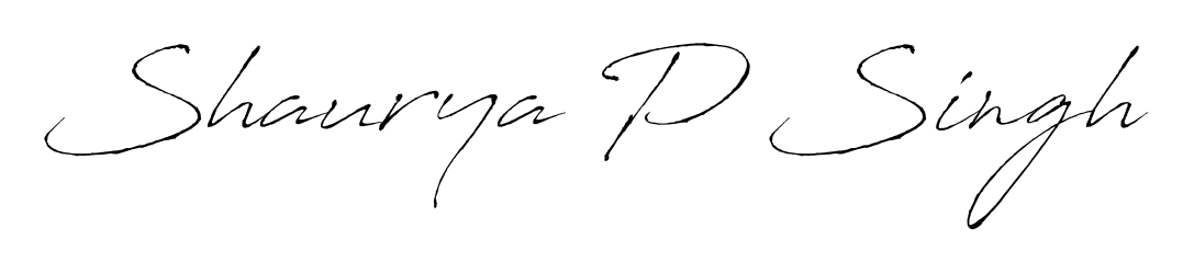Create a personalized artistic stamp with Shaurya P Singh in Antro_Vectra font. Perfect for visual artists, designers, and influencers. Shaurya P Singh signature style 6 images and pictures png