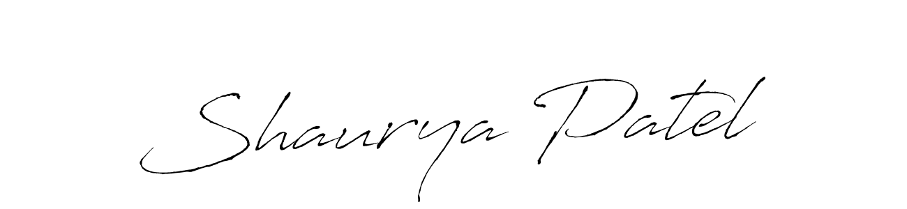 Antro_Vectra is a professional signature style that is perfect for those who want to add a touch of class to their signature. It is also a great choice for those who want to make their signature more unique. Get Shaurya Patel name to fancy signature for free. Shaurya Patel signature style 6 images and pictures png