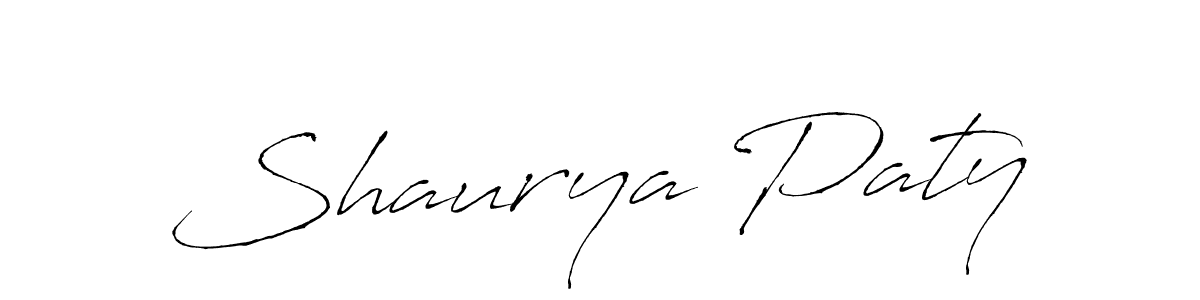 Similarly Antro_Vectra is the best handwritten signature design. Signature creator online .You can use it as an online autograph creator for name Shaurya Paty. Shaurya Paty signature style 6 images and pictures png