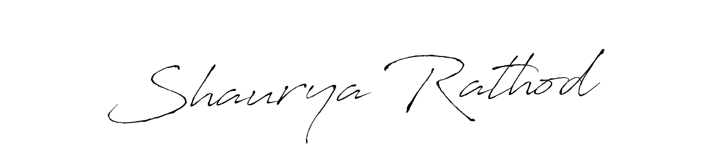How to make Shaurya Rathod name signature. Use Antro_Vectra style for creating short signs online. This is the latest handwritten sign. Shaurya Rathod signature style 6 images and pictures png