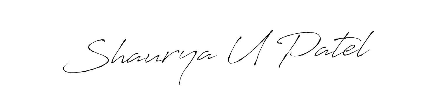 How to Draw Shaurya U Patel signature style? Antro_Vectra is a latest design signature styles for name Shaurya U Patel. Shaurya U Patel signature style 6 images and pictures png