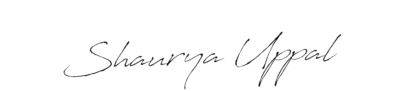 This is the best signature style for the Shaurya Uppal name. Also you like these signature font (Antro_Vectra). Mix name signature. Shaurya Uppal signature style 6 images and pictures png