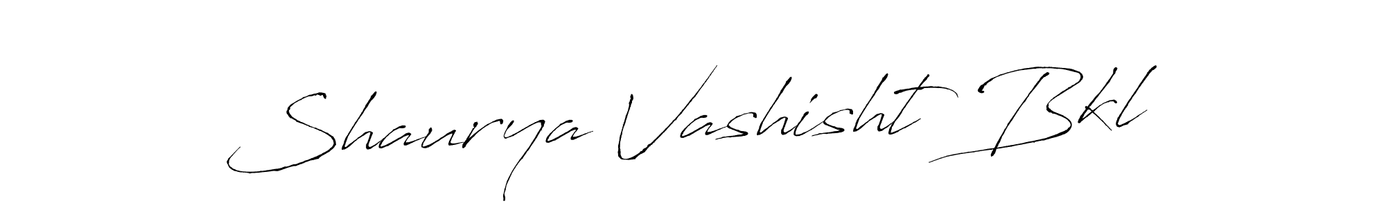 Create a beautiful signature design for name Shaurya Vashisht Bkl. With this signature (Antro_Vectra) fonts, you can make a handwritten signature for free. Shaurya Vashisht Bkl signature style 6 images and pictures png