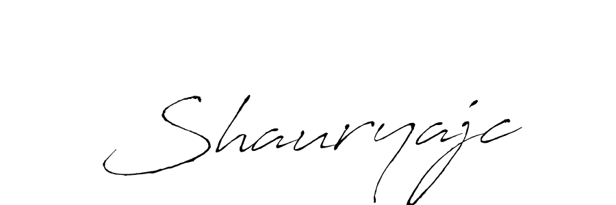 Design your own signature with our free online signature maker. With this signature software, you can create a handwritten (Antro_Vectra) signature for name Shauryajc. Shauryajc signature style 6 images and pictures png