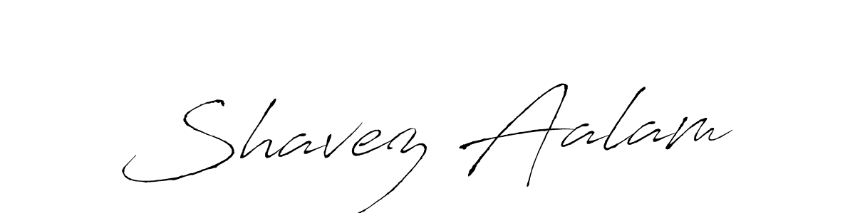 How to make Shavez Aalam signature? Antro_Vectra is a professional autograph style. Create handwritten signature for Shavez Aalam name. Shavez Aalam signature style 6 images and pictures png