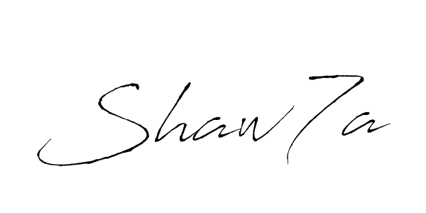 Design your own signature with our free online signature maker. With this signature software, you can create a handwritten (Antro_Vectra) signature for name Shaw7a. Shaw7a signature style 6 images and pictures png