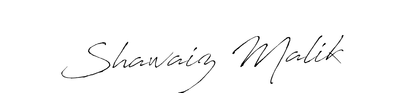 This is the best signature style for the Shawaiz Malik name. Also you like these signature font (Antro_Vectra). Mix name signature. Shawaiz Malik signature style 6 images and pictures png