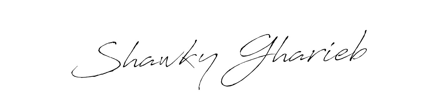 Make a beautiful signature design for name Shawky Gharieb. Use this online signature maker to create a handwritten signature for free. Shawky Gharieb signature style 6 images and pictures png