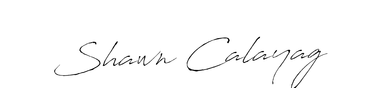 Make a beautiful signature design for name Shawn Calayag. With this signature (Antro_Vectra) style, you can create a handwritten signature for free. Shawn Calayag signature style 6 images and pictures png