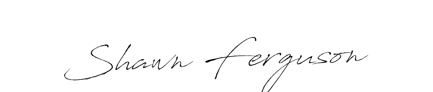 You should practise on your own different ways (Antro_Vectra) to write your name (Shawn Ferguson) in signature. don't let someone else do it for you. Shawn Ferguson signature style 6 images and pictures png